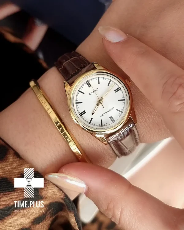 ساعت مچی زنانه کاسیو مدل LTP-V005GL-7AUDF طلایی