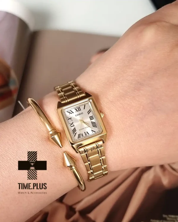 ساعت مچی زنانه کاسیو مدل LTP-V007G-9BUDF طلایی