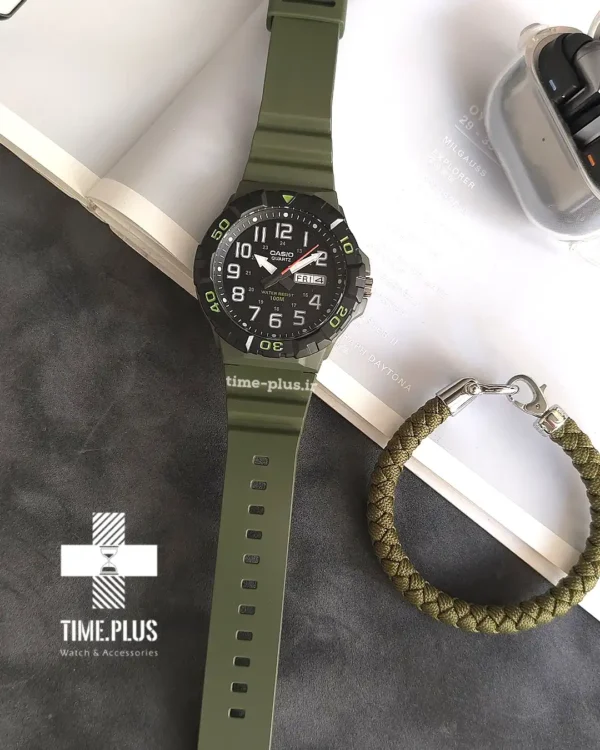 ساعت مچی مردانه کاسیو مدل MRW-210H-3AVDF مشکی / دودی تیره