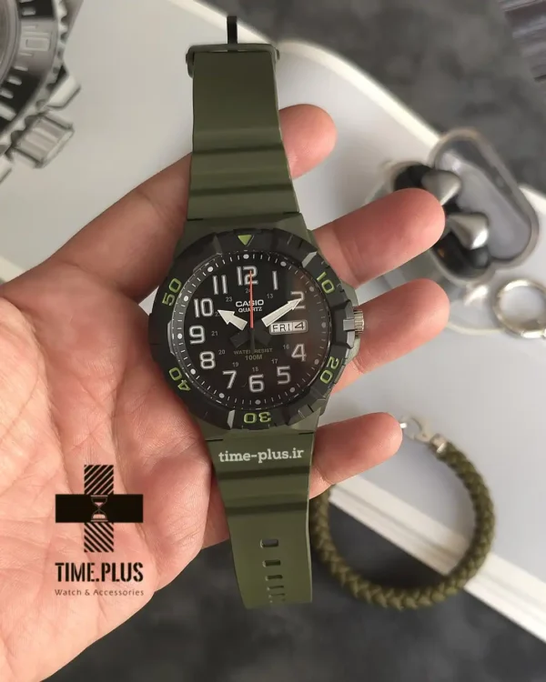 ساعت مچی مردانه کاسیو مدل MRW-210H-3AVDF مشکی / دودی تیره