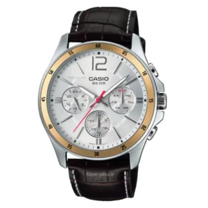 ساعت مچی مردانه کاسیو مدل MTP-1374L-7AV نقره ای