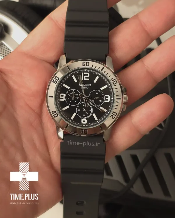 ساعت مچی مردانه کاسیو مدل MTP-VD300-1BUDF مشکی