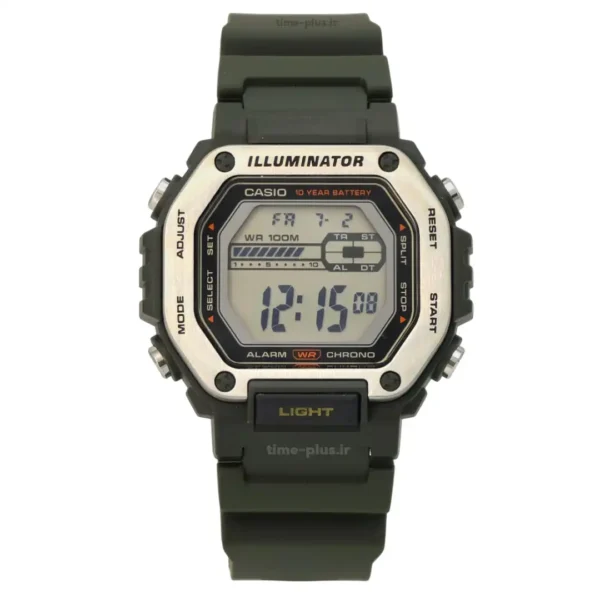 ساعت مچی مردانه کاسیو مدل MWD-110H-3AVDF خاکستری