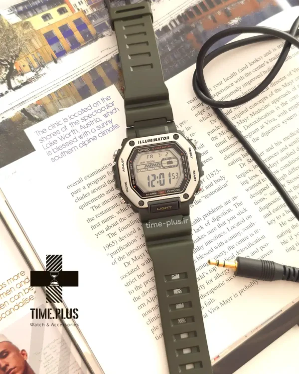 ساعت مچی مردانه کاسیو مدل MWD-110H-3AVDF خاکستری