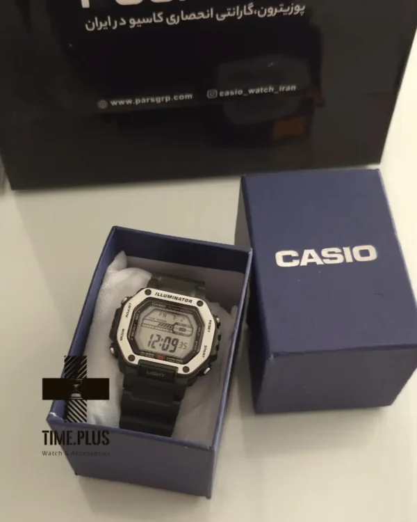 ساعت مچی مردانه کاسیو مدل MWD-110H-3AVDF خاکستری