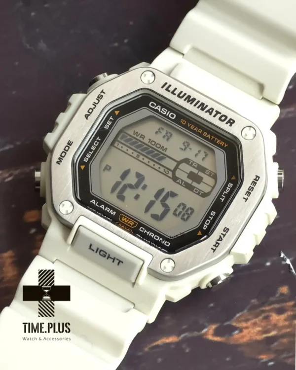 ساعت مچی زنانه کاسیو مدل MWD-110H-8AVDF سفید استخوانی