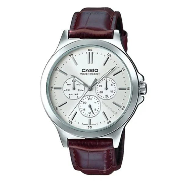 ساعت مچی مردانه کاسیو مدل MTP-V300L-7A نقره ای