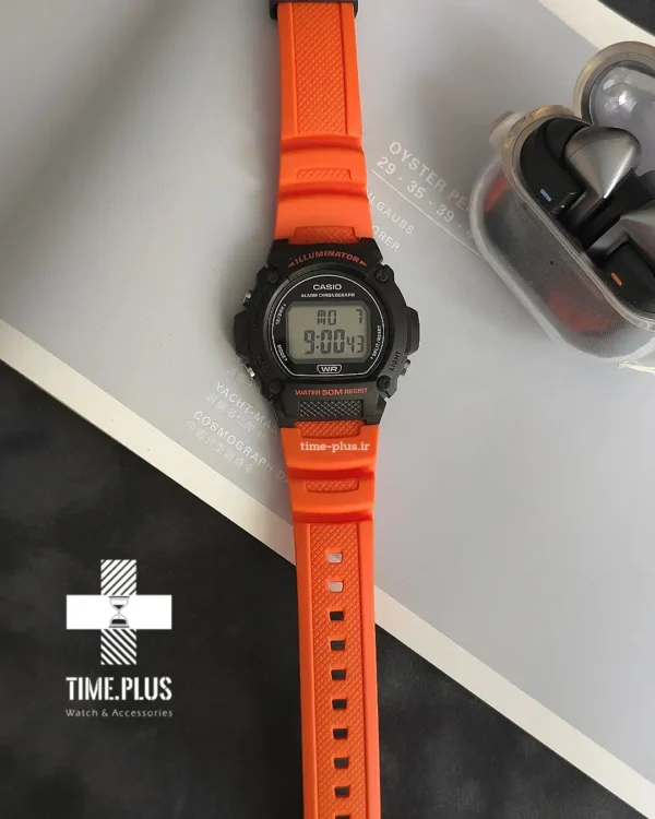 ساعت مچی مردانه کاسیو مدل W-219H-4AVDF مشکی / دودی تیره | خاکستری / طوسی