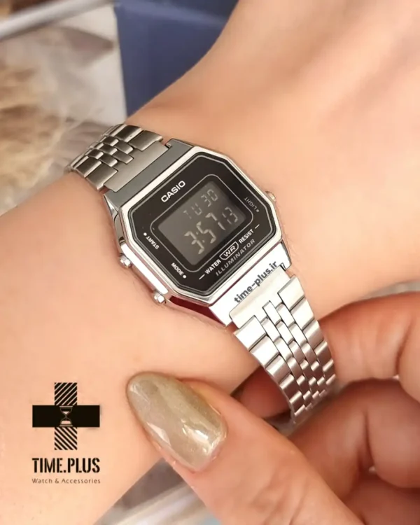 ساعت مچی مردانه کاسیو مدل LA680WA-1BDF مشکی / دودی تیره