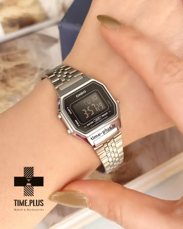 ساعت مچی مردانه کاسیو مدل LA680WA-1BDF مشکی / دودی تیره