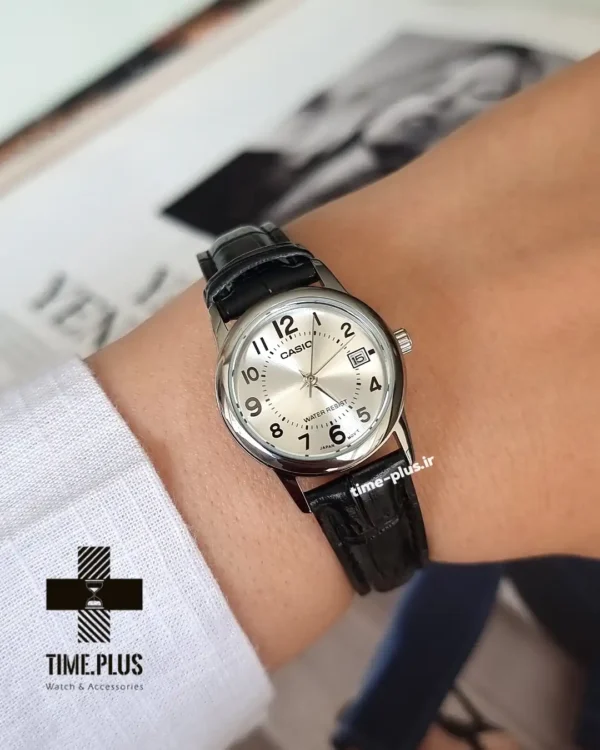 ساعت مچی زنانه کاسیو مدل LTP-V002L-7B نقره ای