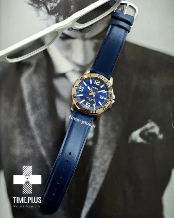 ساعت مچی مردانه کاسیو مدل MTP-VD01L-2B سرمه ای