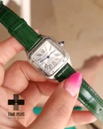ساعت مچی زنانه کارتیه مدل سانتوس دومونت نقره ای
