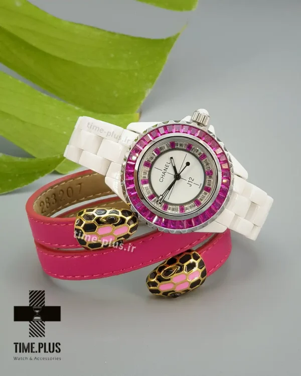 ساعت مچی زنانه شنل سفید