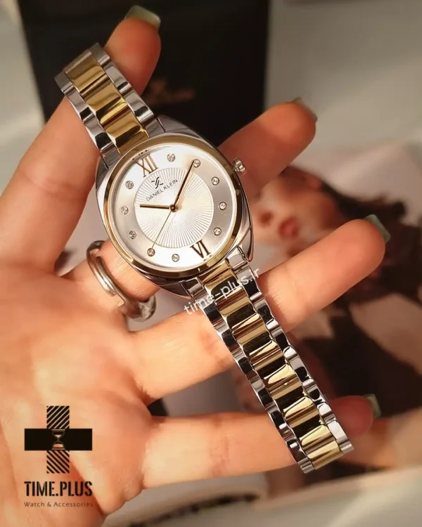 ساعت مچی زنانه دنیل کلین مدل DK-1.13398-4 نقره ای و طلایی