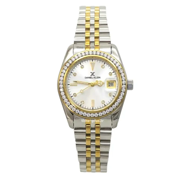ساعت مچی زنانه دنیل کلین مدل DK-1.13715,-3 نقره ای و طلایی