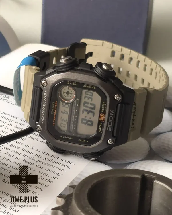 ساعت مچی مردانه کاسیو مدل DW-291HX-5AVDF مشکی / دودی تیره | خاکستری / طوسی