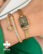 ساعت مچی زنانه دنیل ولینگتون مدل Quadro Mini طلایی