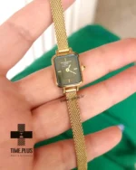 ساعت مچی زنانه دنیل ولینگتون مدل Quadro Mini طلایی