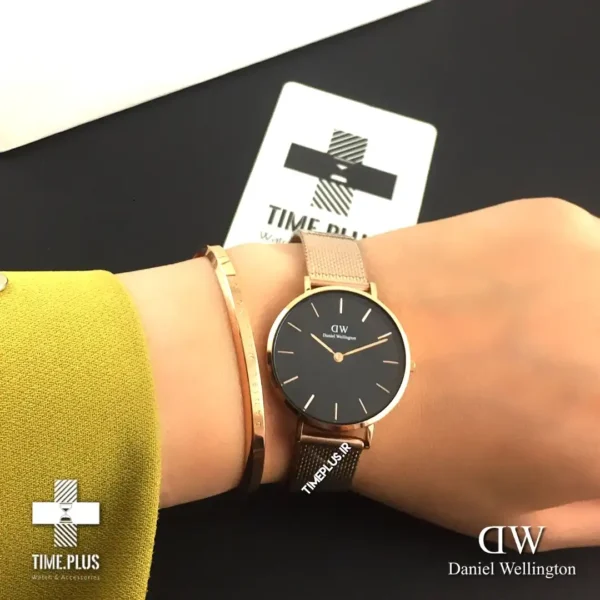 ساعت مچی ست زنانه و مردانه دنیل ولینگتون مشکی