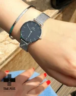 ساعت مچی زنانه دنیل ولینگتون رزگلد, مشکی, نقره‌ای