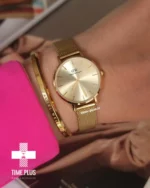 ساعت مچی زنانه دنیل ولینگتون طلایی