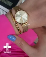 ساعت مچی زنانه دنیل ولینگتون طلایی