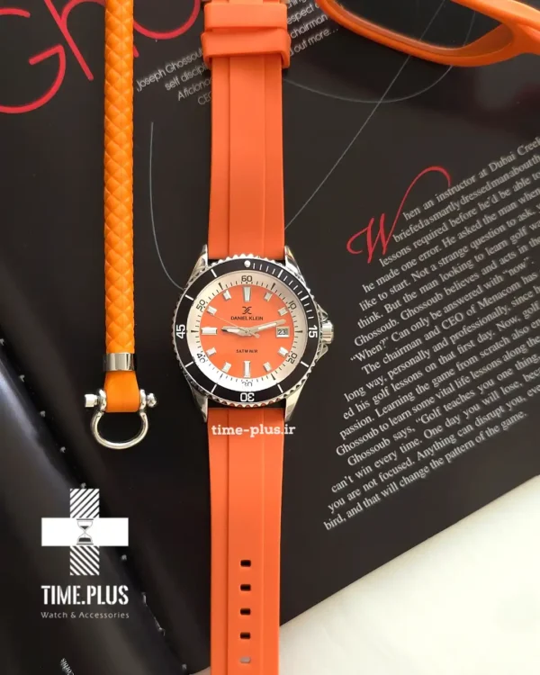 ساعت مچی مردانه دنیل کلین مدل DK.1.13683-5 نارنجی
