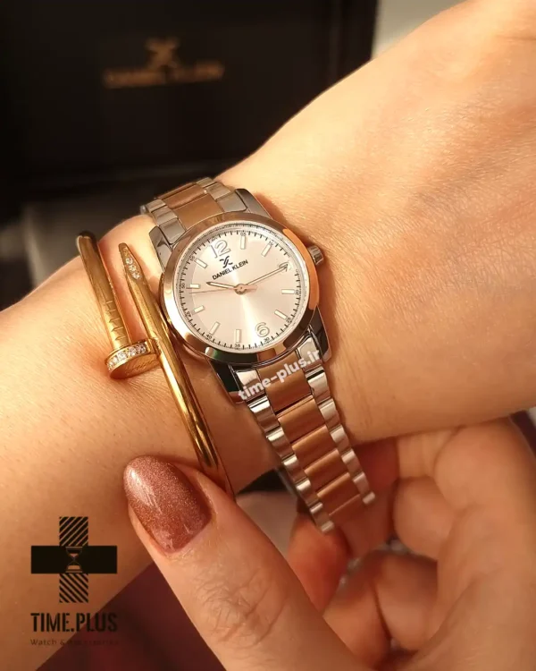 ساعت مچی زنانه دنیل کلین مدل DK-1.13821-6 نقره ای و رزگلد