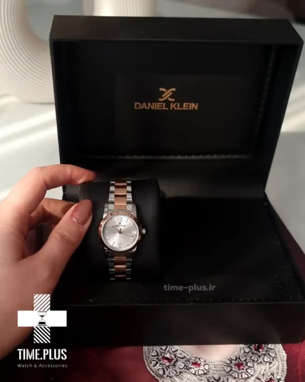 ساعت مچی زنانه دنیل کلین مدل DK-1.13821-6 نقره ای و رزگلد
