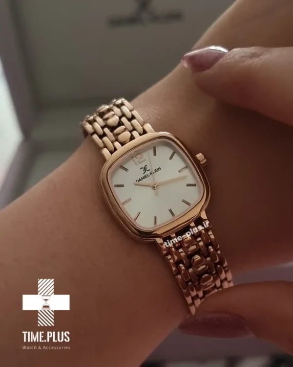 ساعت مچی زنانه دنیل کلین مدل DK-1.13876-6 رزگلد