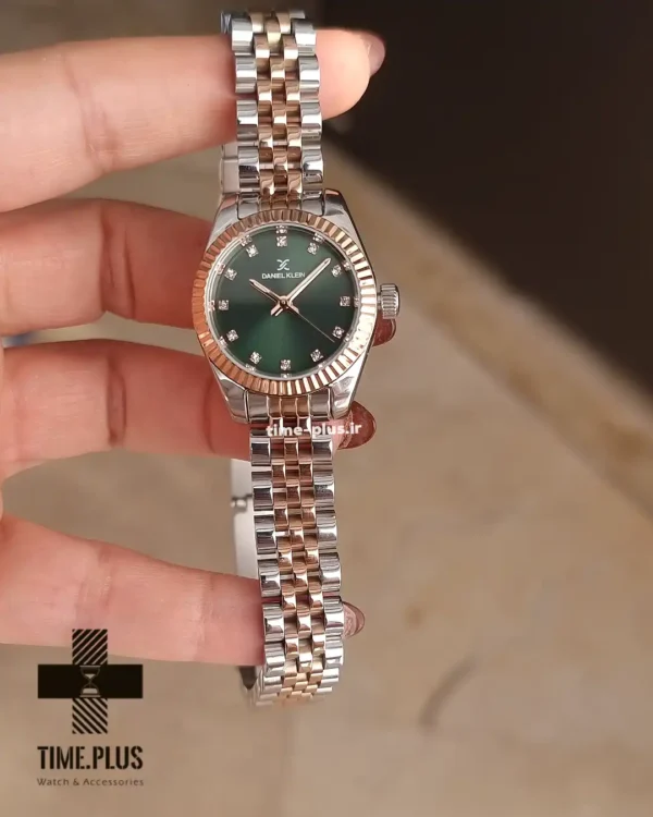 ساعت مچی زنانه دنیل کلین مدل DK.1.13729-5 نقره ای و رزگلد