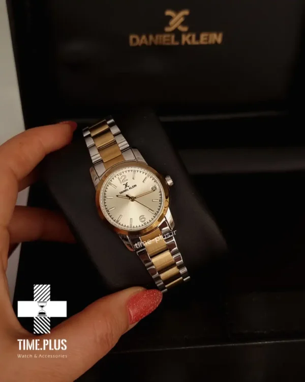 ساعت مچی زنانه دنیل کلین مدل DK.1.13821-4 نقره ای و طلایی