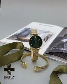 ساعت مچی زنانه دنیل ولینگتون طلایی