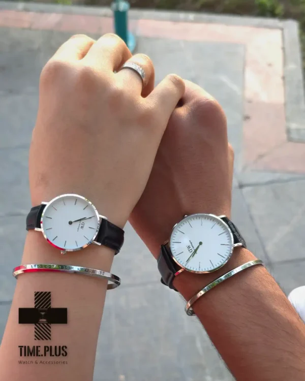 ساعت مچی ست زنانه و مردانه دنیل ولینگتون سفید