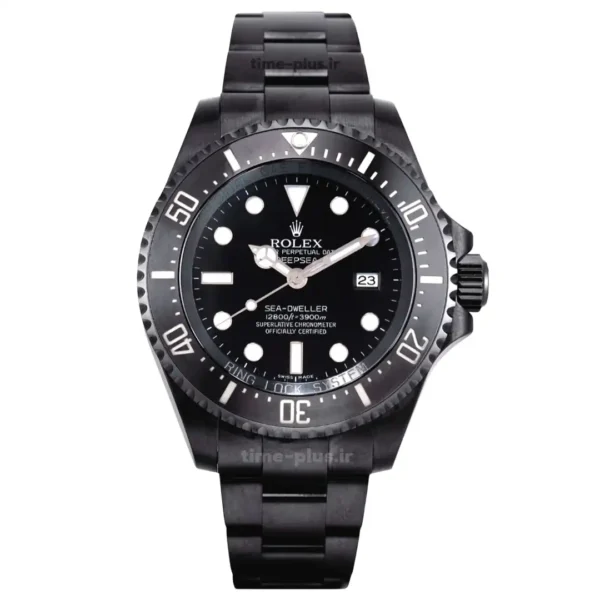 ساعت مچی مردانه رولکس مدل سی دولر تمام مشکی