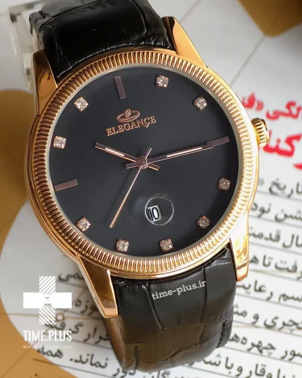 ساعت مچی مردانه الگانس مدل 1156G مشکی