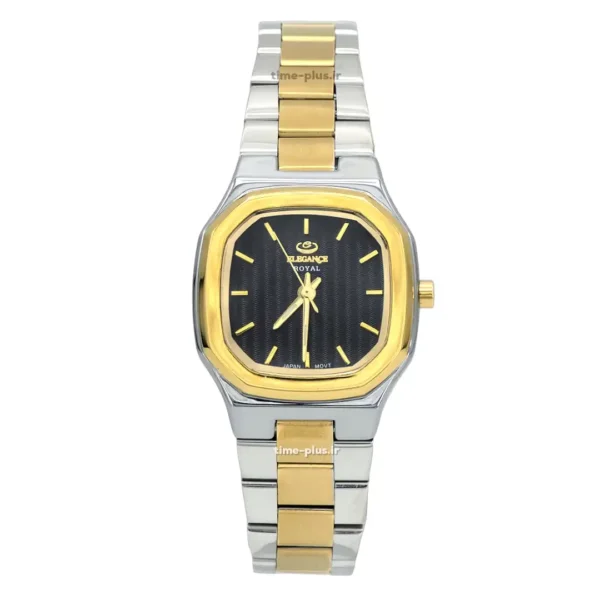 ساعت مچی زنانه الگانس نقره ای طلایی