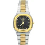 ساعت مچی زنانه الگانس نقره ای طلایی