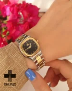 ساعت مچی زنانه الگانس نقره ای طلایی