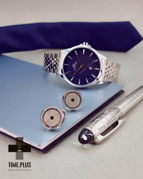 ساعت مچی مردانه الگانس سرمه‌ای