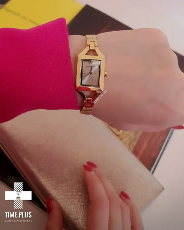 ساعت مچی زنانه امپریو آرمانی رزگلد