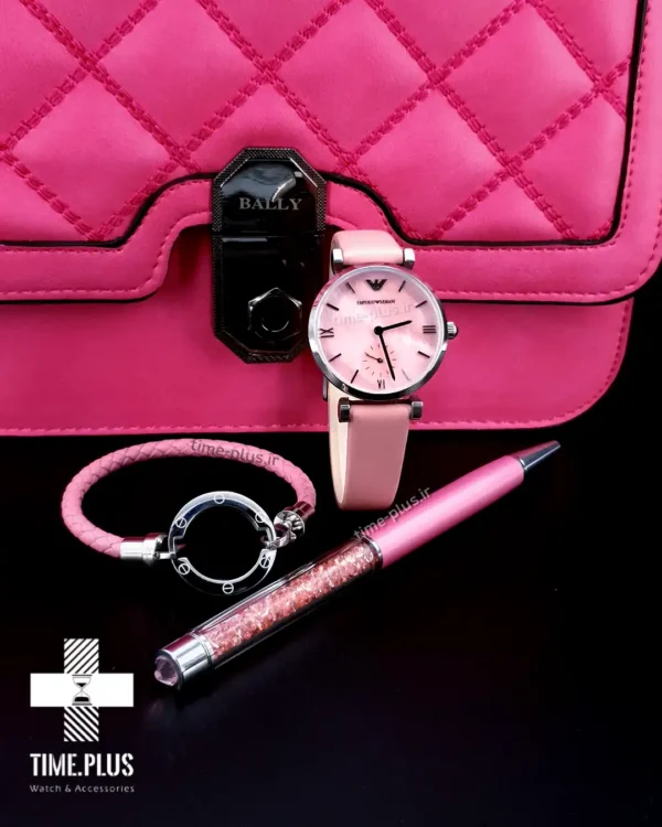 ساعت مچی زنانه امپریو آرمانی صورتی