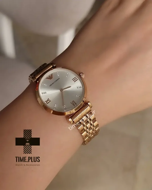 ساعت مچی زنانه امپریو آرمانی رزگلد