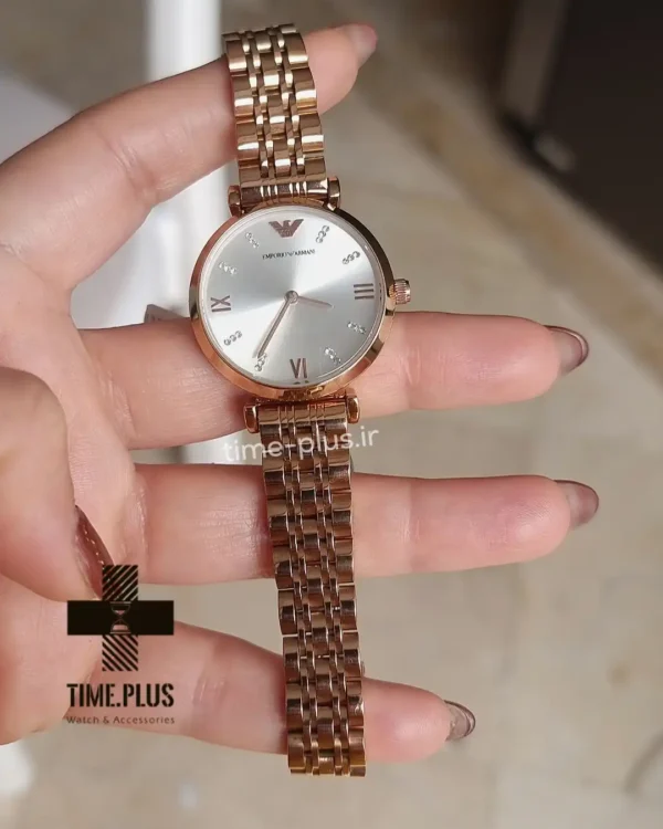 ساعت مچی زنانه امپریو آرمانی رزگلد