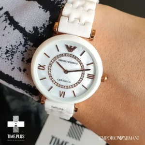 ساعت مچی زنانه امپریو آرمانی سفید