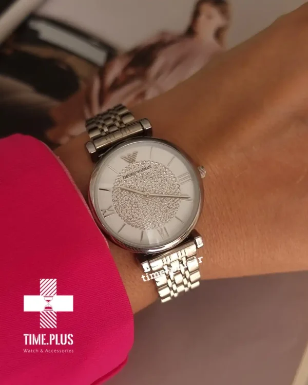 ساعت مچی زنانه امپریو آرمانی نقره ای