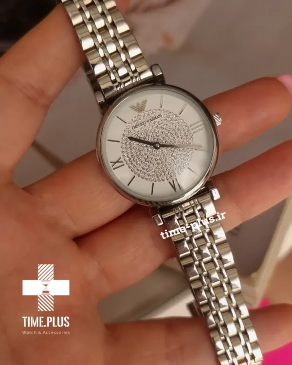 ساعت مچی زنانه امپریو آرمانی نقره ای