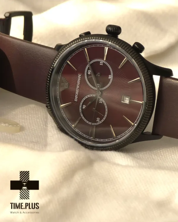 ساعت مچی مردانه امپریو آرمانی زرشکی