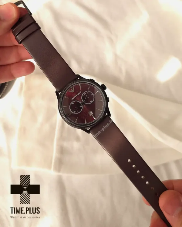 ساعت مچی مردانه امپریو آرمانی زرشکی